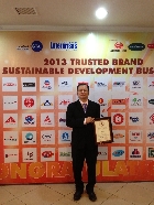 Vinaled tham dự nhận chứng nhận chỉ số tín nhiệm trusted brands - Thương hiệu uy tín năm 2013