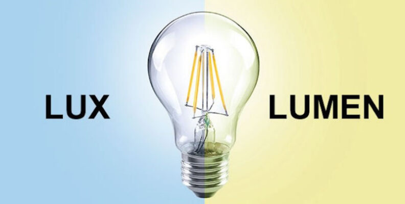 So sánh độ rọi LUX và Lumen