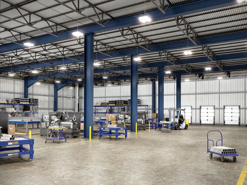 Cần đảm bảo an toàn khi lắp đèn nhà xưởng