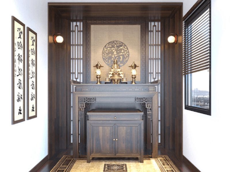 Chọn đèn phòng thờ theo vị trí lắp đặt 