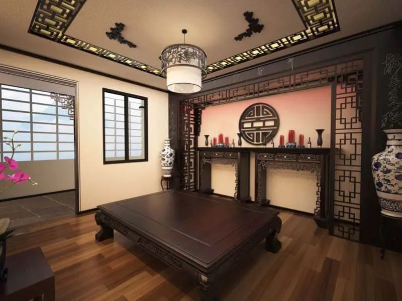 Mẫu đèn phòng thờ trang nghiêm, hợp phong thủy