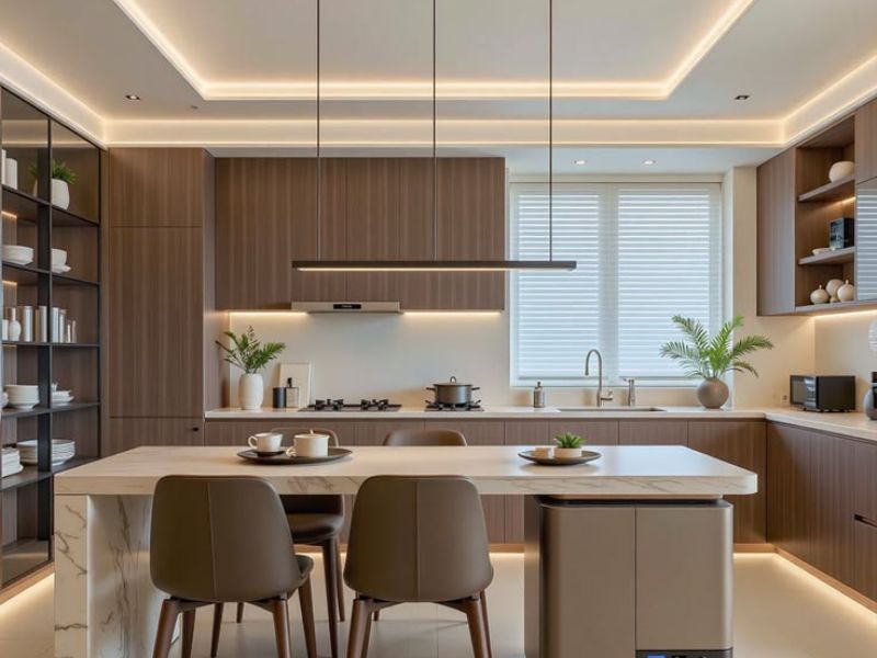 Đèn thả trần bàn ăn