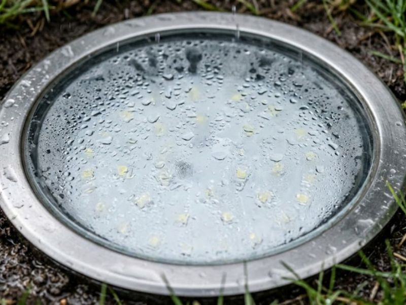 Lắp đặt sai cách khiến đèn bị hấp hơi nước 