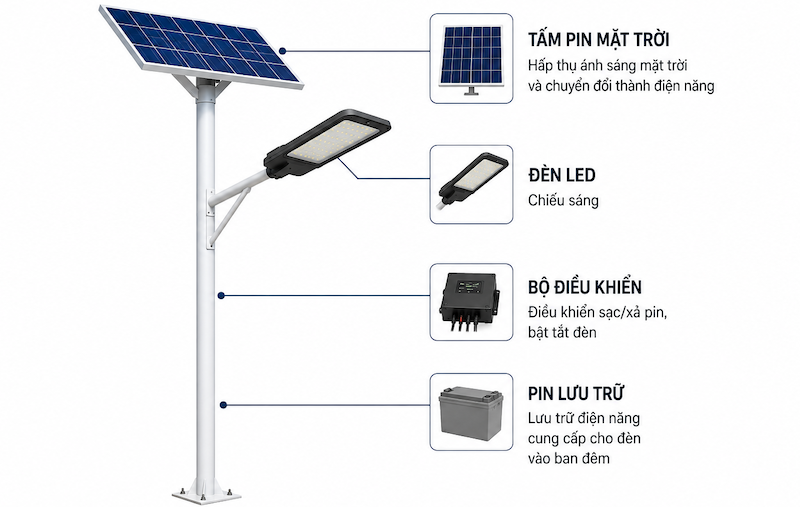 Đèn Đường Năng Lượng Mặt Trời Là Gì?
