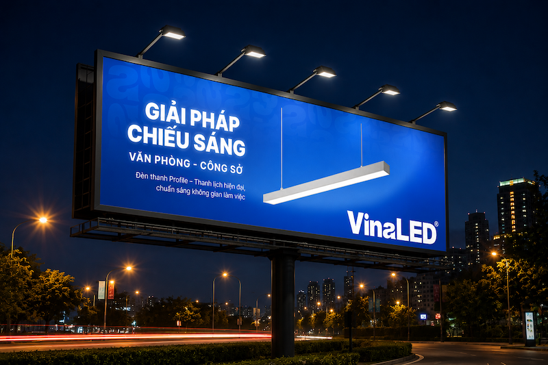 Đèn pha chiếu bảng hiệu