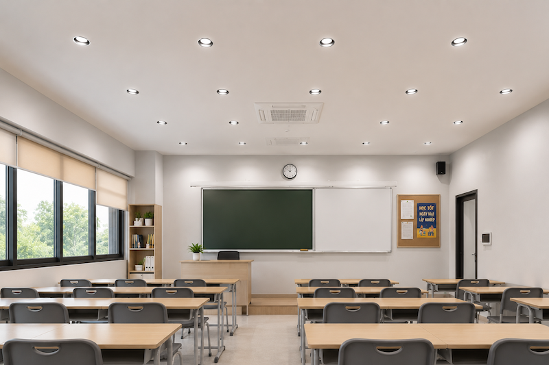 Ưu điểm nổi bật của đèn LED âm trần chống chói