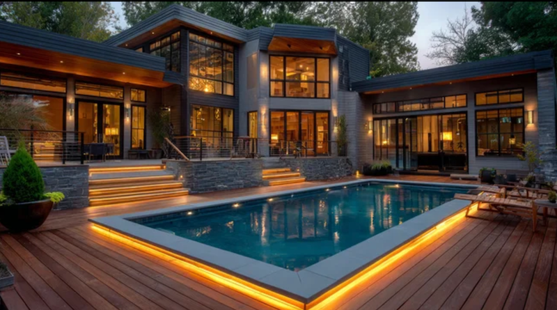 Đèn LED dây trang trí hồ bơi