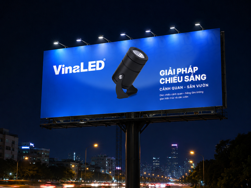 Cách lựa chọn đèn hắt biển quảng cáo phù hợp