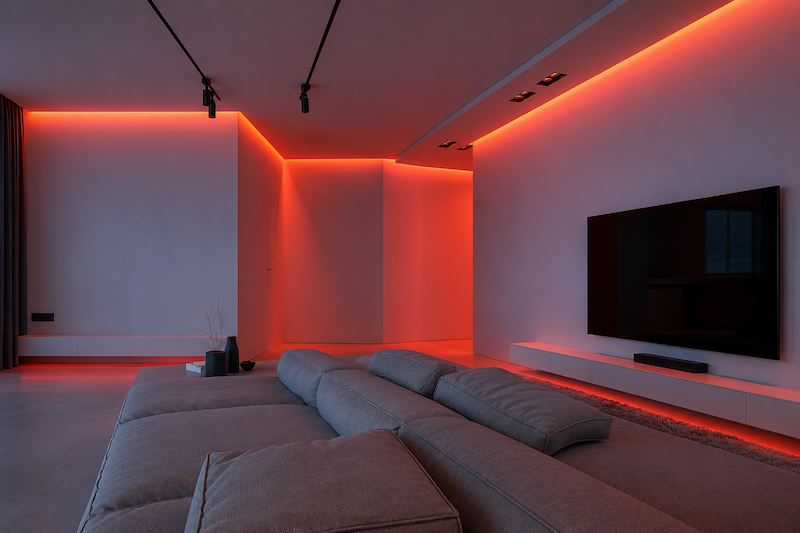 Ứng dụng của đèn LED dây RGB trong trang trí