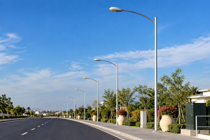 Lắp đặt đèn đường LED